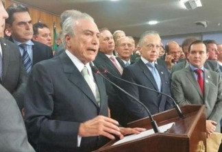 POLÍTICA: Temer pede confiança e diz que brasileiros vão colaborar para saída da crise
