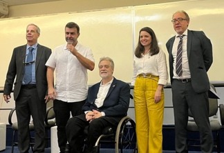 Paulo Novaes, Marcelo Freixo, Antonio Cláudio da Nóbrega, Jaqueline Gil e João Evangelista.