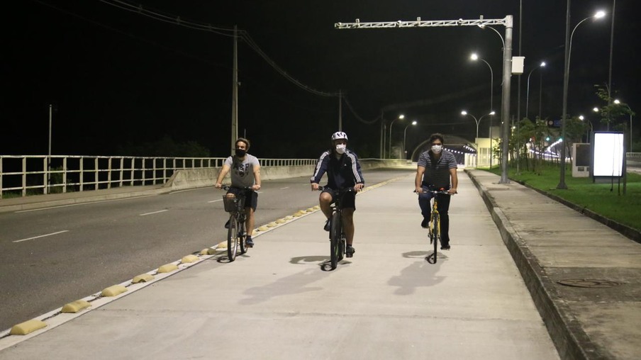 Evento teste para ciclistas é realizado no Túnel Charitas-Cafubá, em Niterói