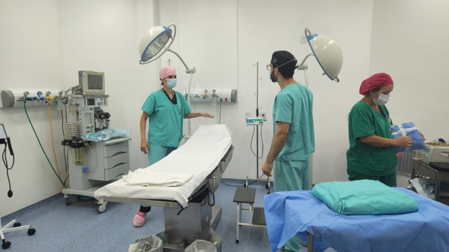 Novo centro cirúrgico no ambulatório