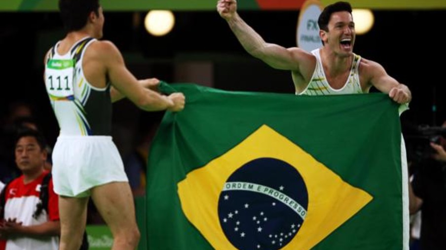 RIO 2016: Diego Hypólito e Nory são prata e bronze no solo da ginástica artística