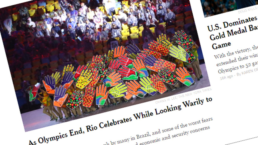 MUNDO: Imprensa norte-americana destaca sucesso dos Jogos Olímpicos no Brasil