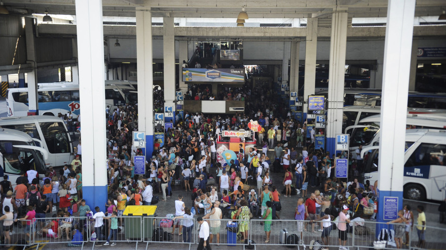 RIO: Rodoviária Novo Rio espera movimentação de 582 mil passageiros no fim do ano