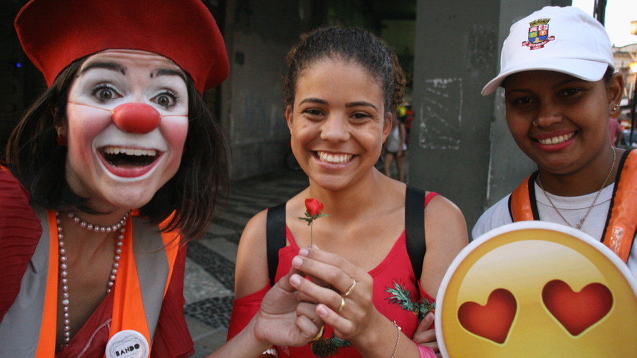 Atividades lúdicas em Niterói chamam atenção para cuidados no trânsito