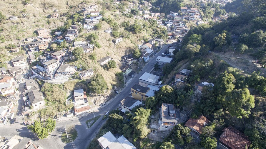 Obra de urbanização e infraestrutura na comunidade São José, no Fonseca