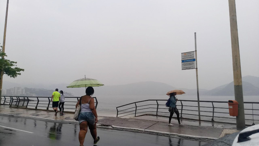 Final de semana chuvoso em Niterói