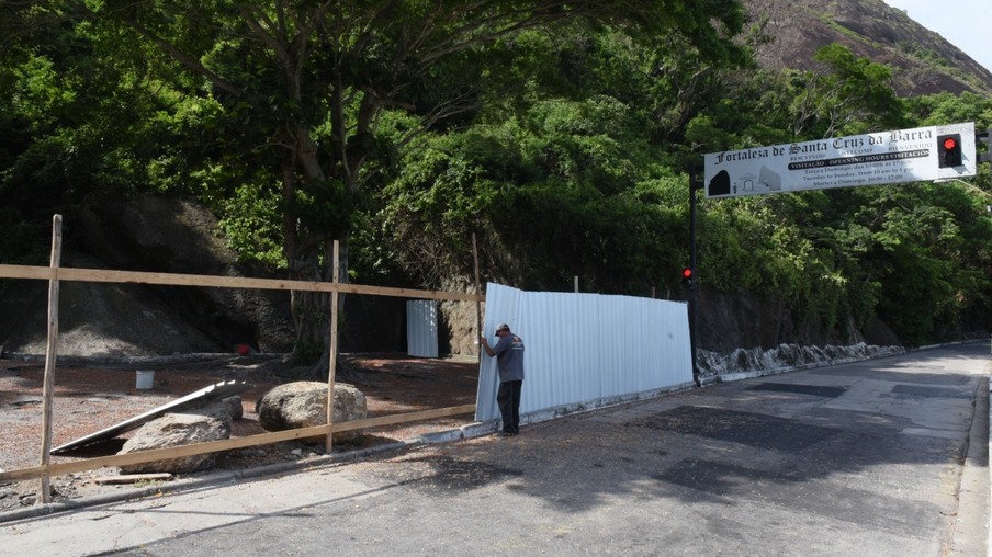 Via de acesso à Fortaleza de Santa Cruz terá trecho alargado