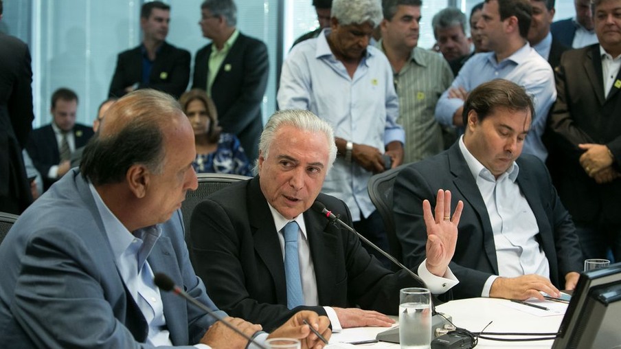 Rio de Janeiro - Presidente da República, Michel Temer,participa de  Reunião de trabalho sobre segurança ( Alan Santos/PR )