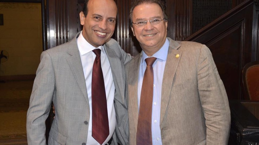 Alexandre Raposo e o Deputado Estadual Milton Rangel