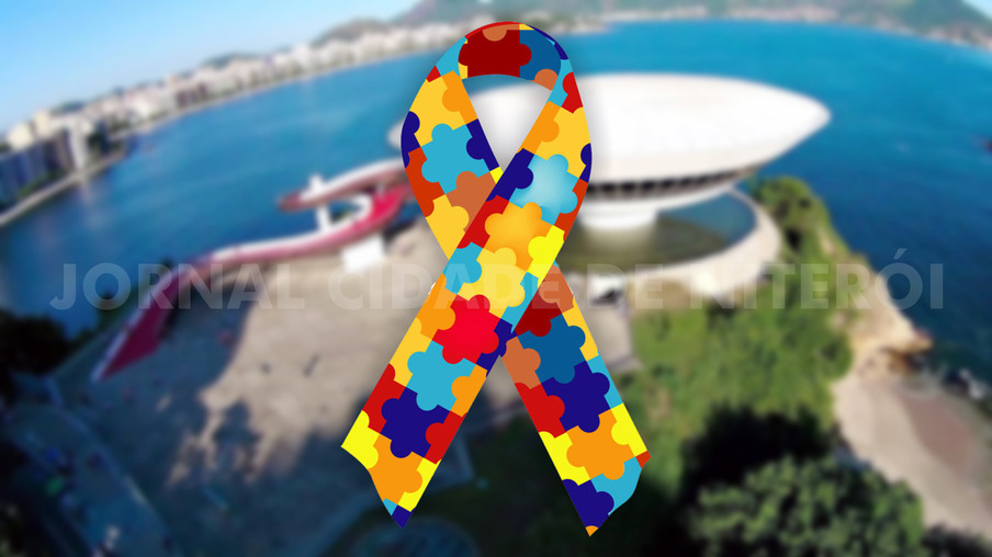 A fita feita de peças de quebra-cabeça coloridas, representa o mistério e a complexidade do autismo, é o símbolo mundial da conscientização do autismo.