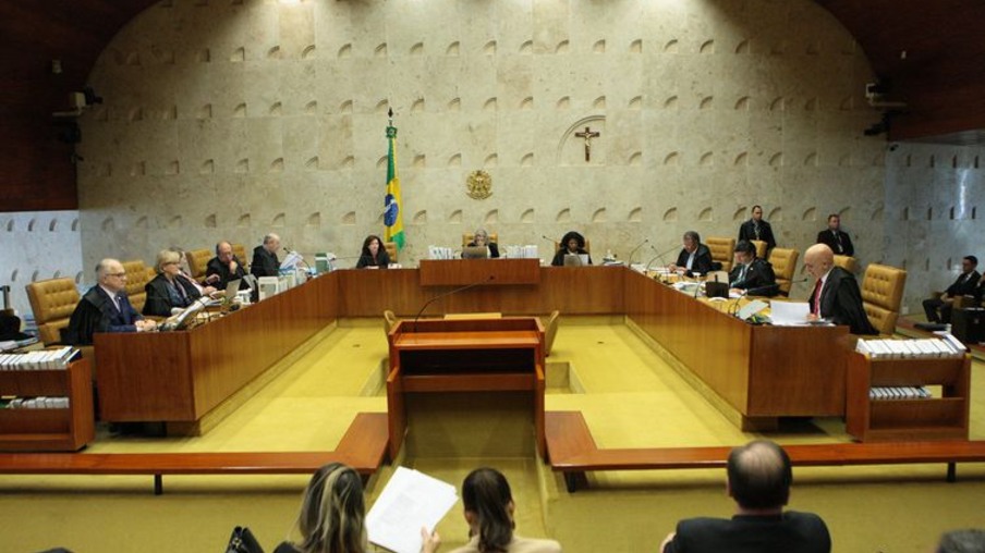 Brasília - Plenário do Supremo Tribunal Federal (STF) durante sessão para julgamento sobre imunidade de deputados estaduais do Rio (Carlos Moura/SCO/STF)