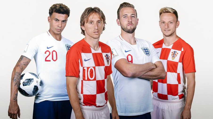 Croácia e Inglaterra disputam hoje segunda vaga para final da Copa