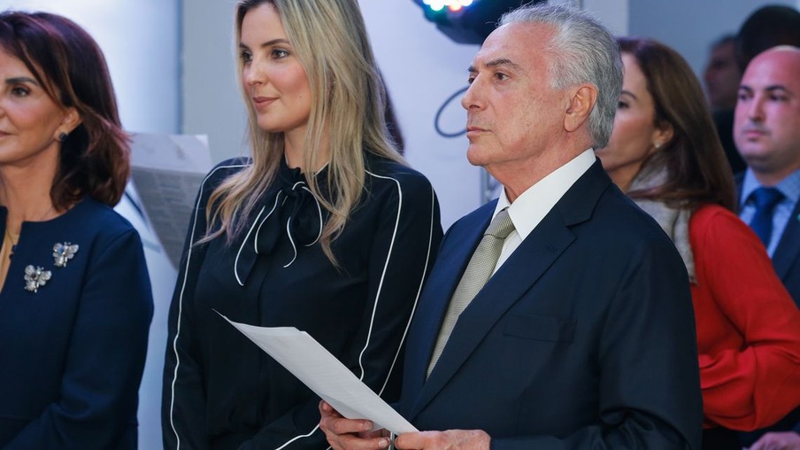 Presidente da República, Michel Temer, acompanhado da Primeira Dama, Marcela Temer.
Foto: Cesar Itiberê/PR