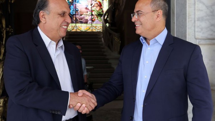 Rio de Janeiro - 11-09-2018 Governador Pezão e o governador eleito Wilson Witzel.
Foto Oficial: Carlos Magno