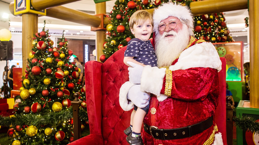 Papai Noel chega ao Plaza Shopping Niterói
