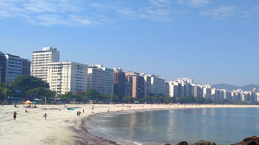 Praias interditadas em Niterói
