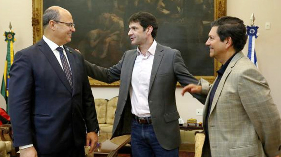 Governador Witzel recebe Ministro do Turismo no Palácio Guanabara