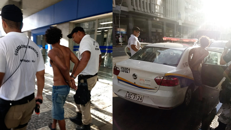 Guarda Municipal prende homem que tentou roubar uma bicicleta no Centro de Niterói