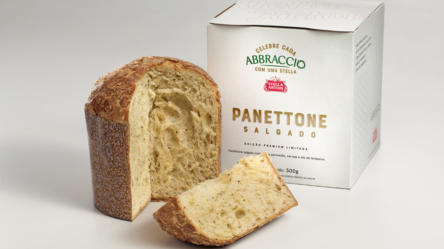 Abbraccio e Stella Artois anunciam lançamento de Panettone Salgado