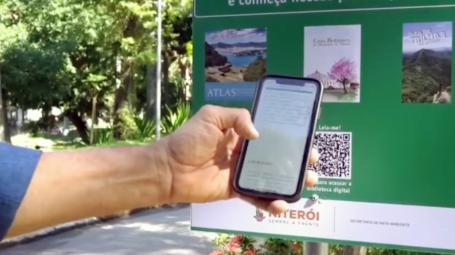 Niterói ganha totens com Biblioteca Digital sobre o meio ambiente da cidade