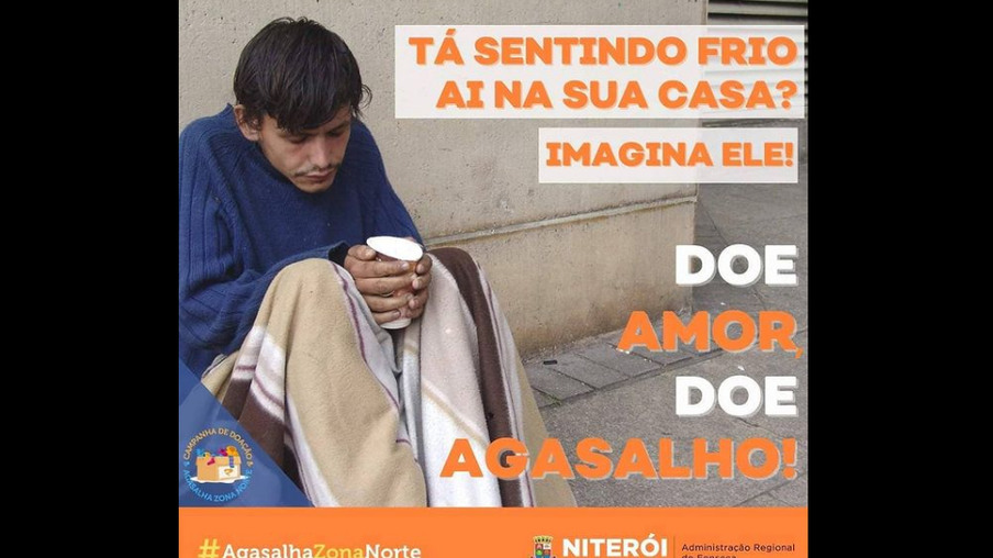 Campanha Agasalha Zona Norte recebe doações em Niterói