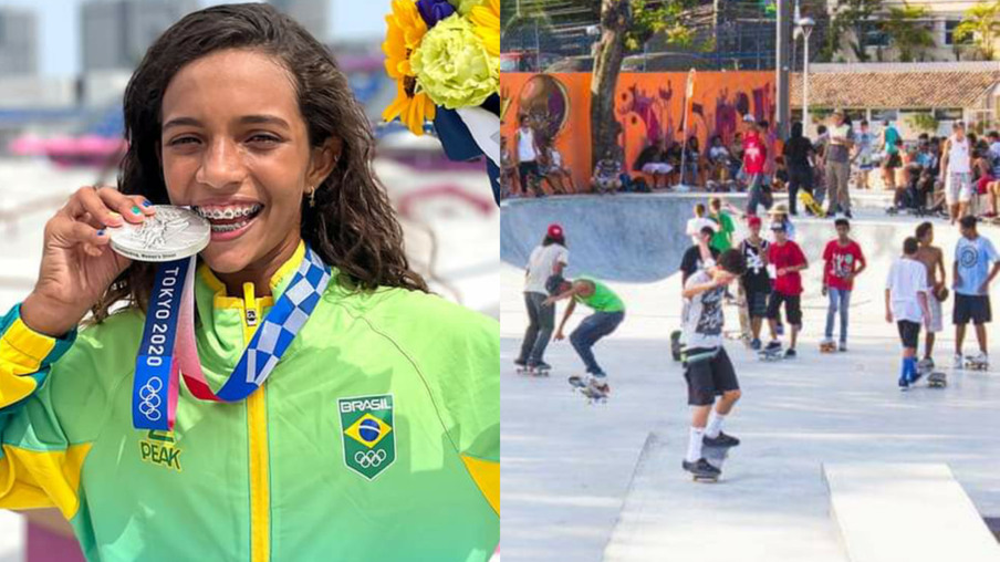 "Fadinha" inspira jovens de Niterói apaixonados por skate