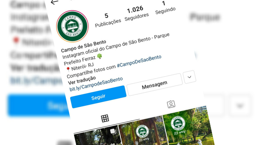 Campo de São Bento lança perfil oficial no Instagram