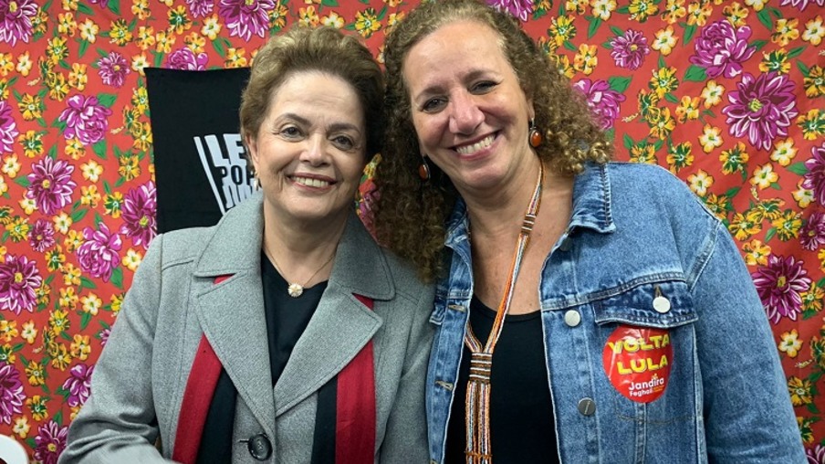 Dilma Rousseff e Jandira Feghali