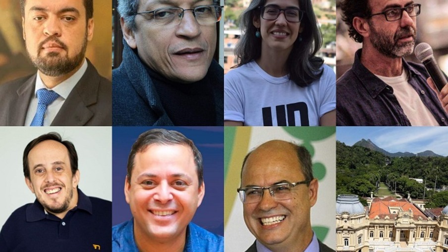 Candidatos a governador do Rio de Janeiro.