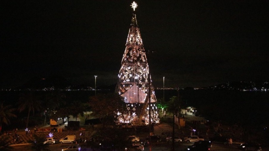 Árvore de Natal em São Francisco | Foto: Lucas Benevides | Arquivo