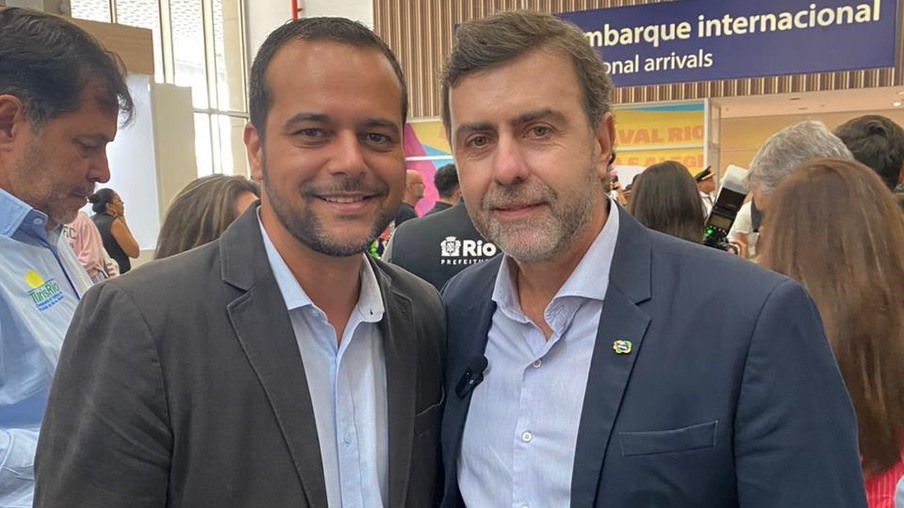 André Bento, Presidente da Neltur e Marcelo Freixo, Presidente da Embratur. Foto: Divulgação/Neltur