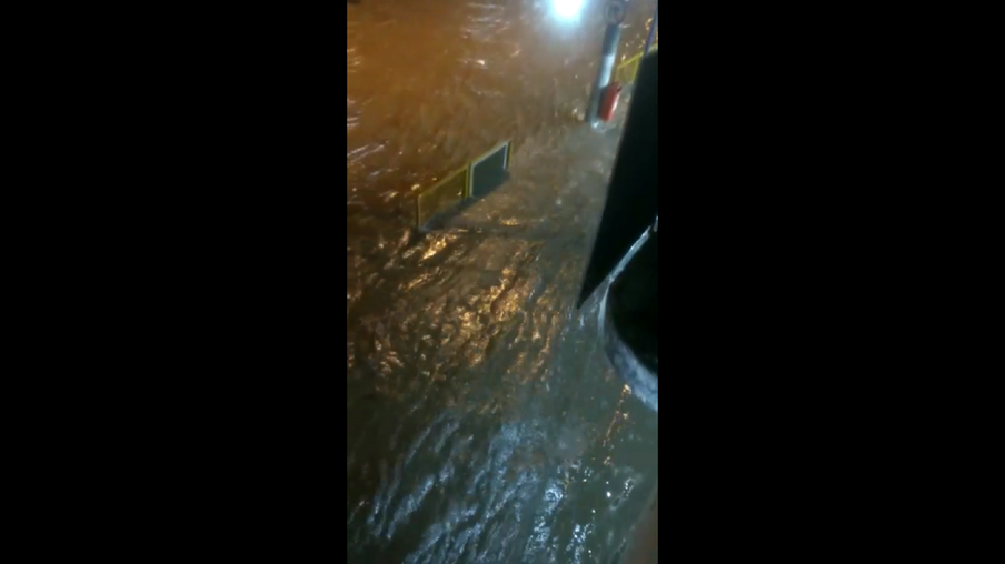 Vídeo: Chuva alaga Alameda mais uma vez