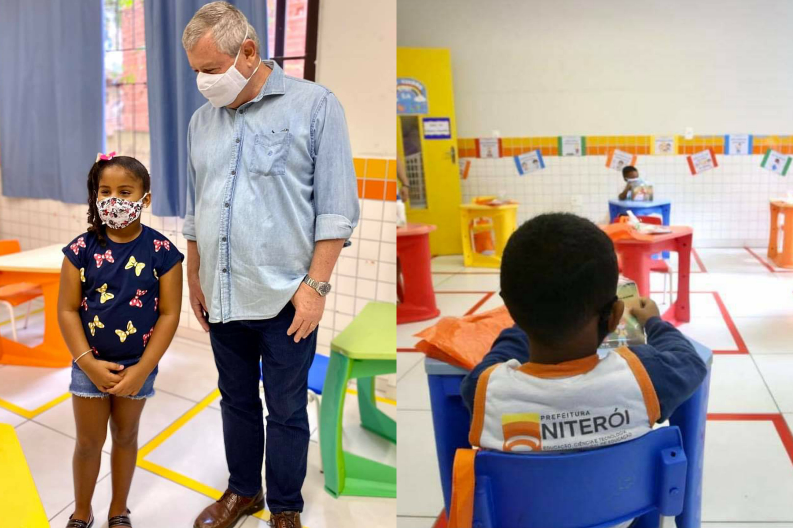Escolas municipais retomam aulas presenciais em Niterói