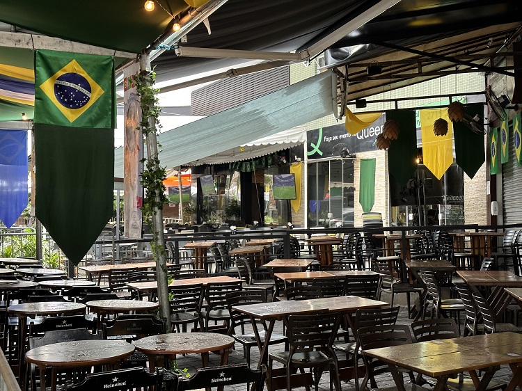 Polo Gastronômico do Jardim Icaraí pronto para receber os torcedores.
