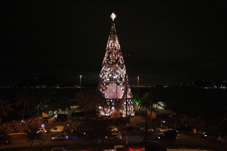 Árvore de Natal em São Francisco | Foto: Lucas Benevides | Arquivo