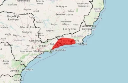 Niterói, partes do Rio e São Paulo em alerta de grande perigo para chuva por causa da formação de um ciclone
| Inmet